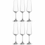Coffret 6 flûtes à champagne Paladino, Léonardo