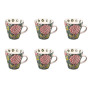 Coffret 6 tasses 17 cl Cottage, Table Passion