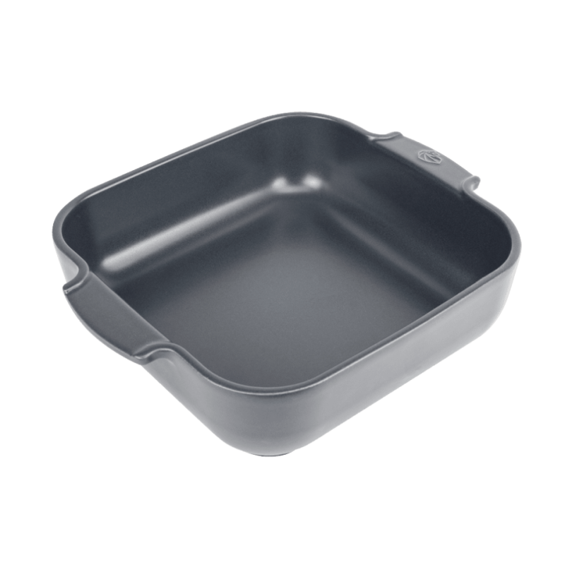 Peugeot - Plat four céramique carré 36 cm Appolia, Peugeot Ardoise - PEUGEOT