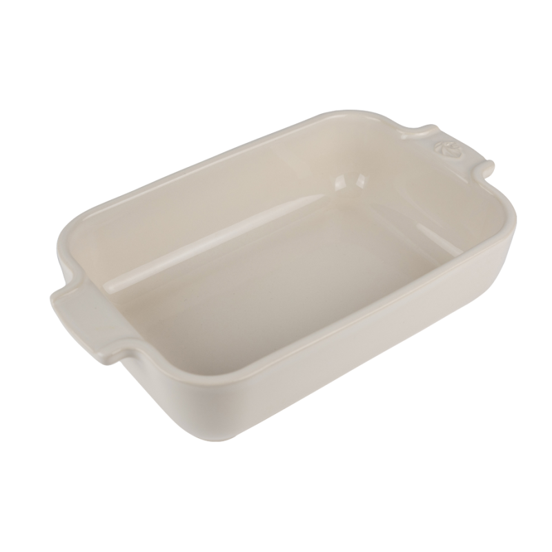 Peugeot - Plat four céramique rectangle 22 cm Appolia, Peugeot Écru - PEUGEOT