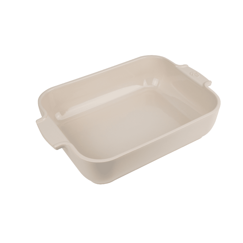 Peugeot - Plat four céramique rectangle 32 cm Appolia, Peugeot Écru - PEUGEOT