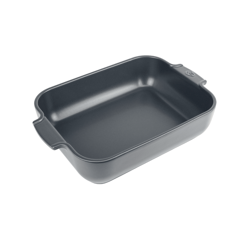 Peugeot - Plat four céramique rectangle 32 cm Appolia, Peugeot Ardoise - PEUGEOT