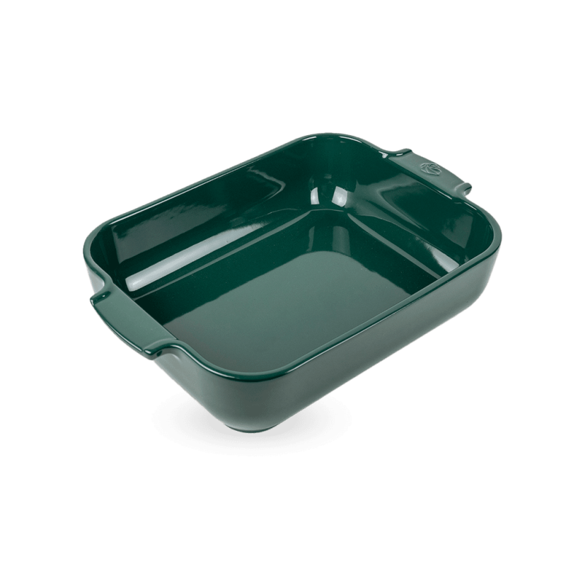 Peugeot - Plat four céramique rectangle 32 cm Appolia, Peugeot Vert Forêt - PEUGEOT