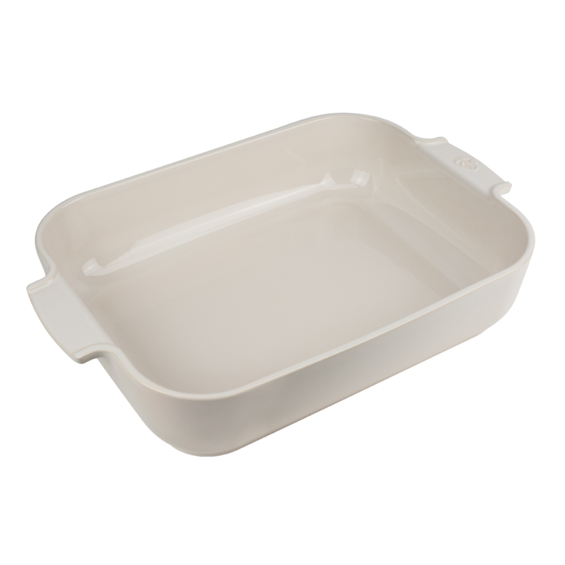 Peugeot - Plat four céramique rectangle 40 cm Appolia, Peugeot Écru - PEUGEOT