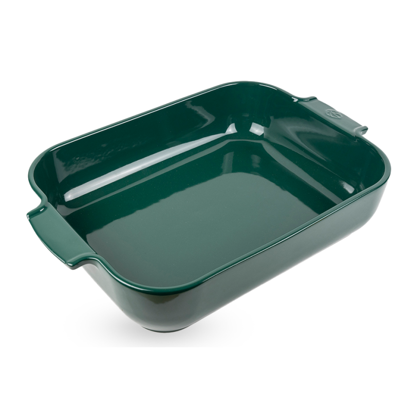 Peugeot - Plat four céramique rectangle 40 cm Appolia, Peugeot Vert Forêt - PEUGEOT