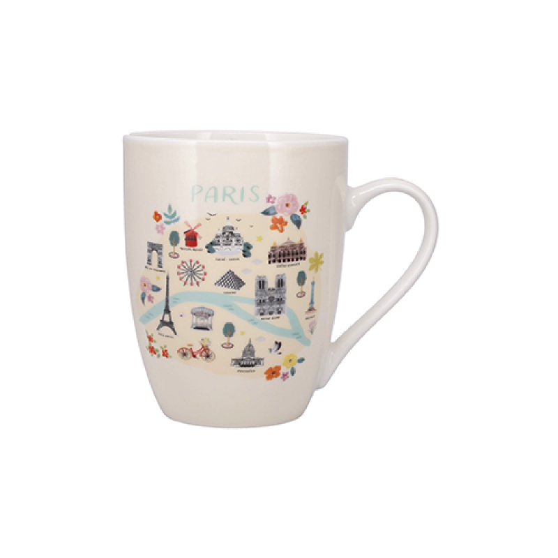 mug 34cl paris je t'adore plans, kiub - kiub