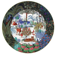 Plat à tarte Jardin du Palais, Faïencerie de Gien