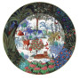 Plat à tarte Jardin du Palais, Faïencerie de Gien