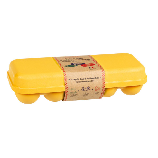 Boîte à 10 oeufs Bioplastique, Ecodis