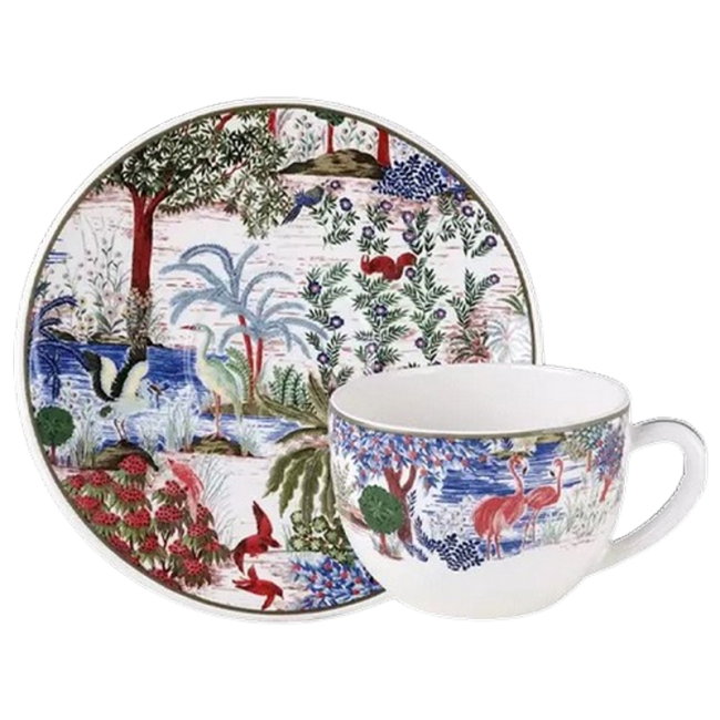 Ensemble déjeuner Jardin du Palais, Faïencerie de Gien