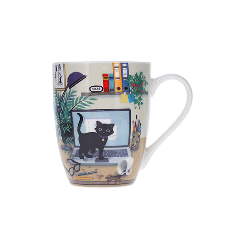 mug 34 cl bug art chaton ordi, kiub - kiub