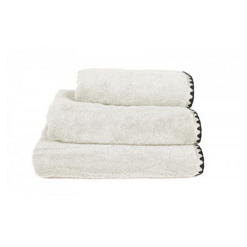 HAOMY TEXTILE - Linge de toilette Issey Craie, Haomy Drap de Bain - HAOMY TEXTILE