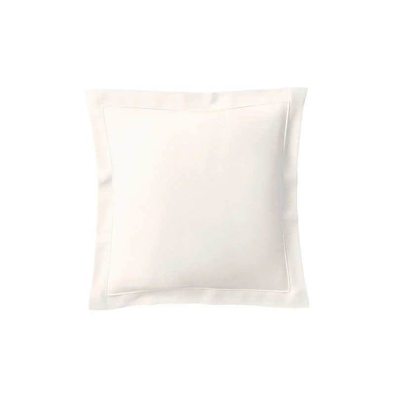Anne de Solène - Taie d'oreiller Percale Vexin Coco, Anne de Solène 65 x 65 cm - Anne de Solène