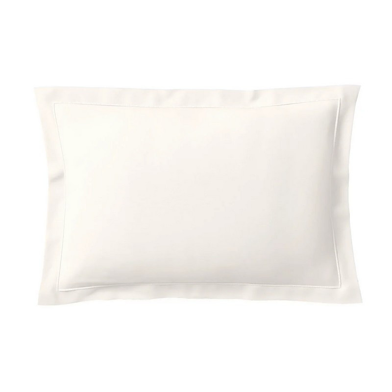 Anne de Solène - Taie d'oreiller Percale Vexin Coco, Anne de Solène 50 x 75 cm - Anne de Solène