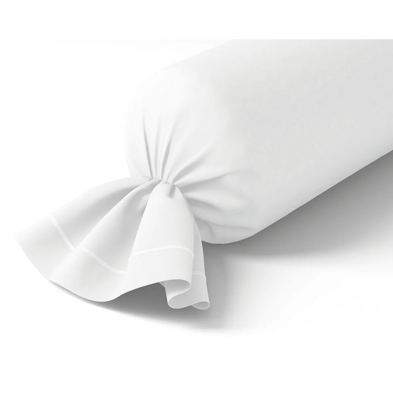 Anne de Solène - Taie de traversin Percale Vexin Blanc, Anne de Solène - Anne de Solène