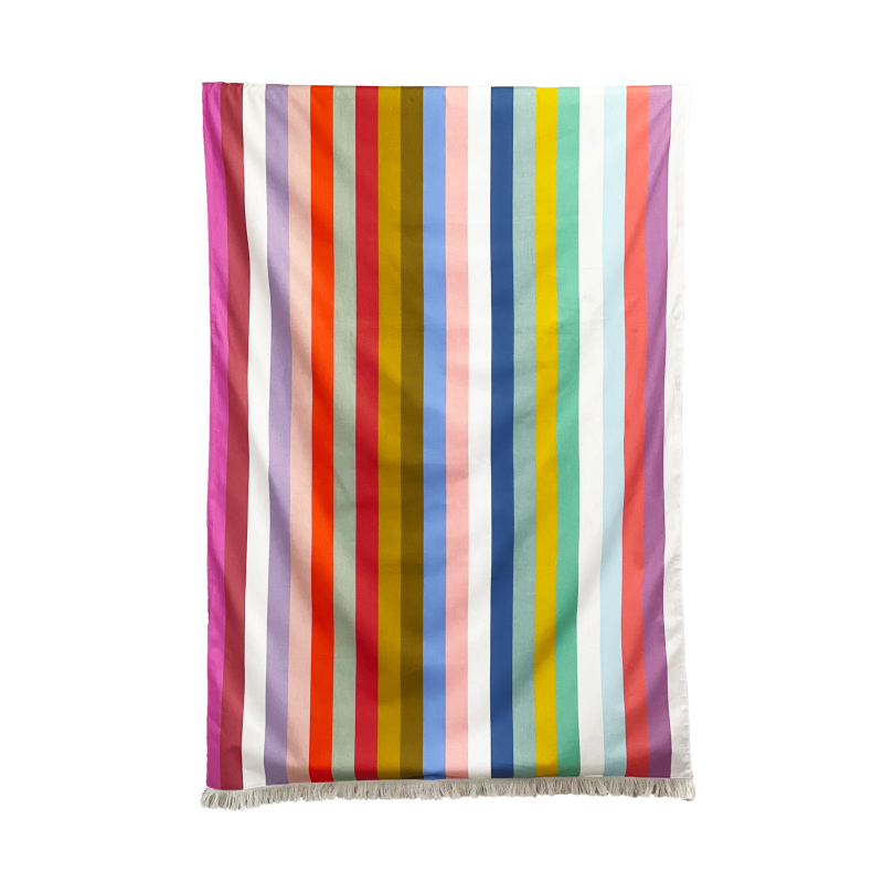 Drap de plage Kikoy Copacabana, Haomy Lavande - HAOMY TEXTILE