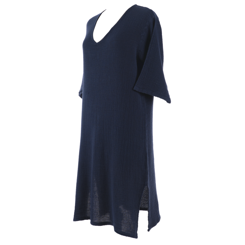 HAOMY TEXTILE - Tunique Tilos L/XL, Haomy Encre - HAOMY TEXTILE