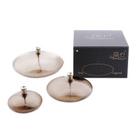 Lampe à huile Galet Laiton Champagne, Peri Living