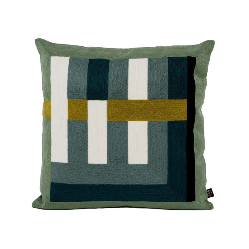 HAOMY TEXTILE - Housse de Coussin 45 x 45 cm Tokyo, Haomy Pigeon - HAOMY TEXTILE