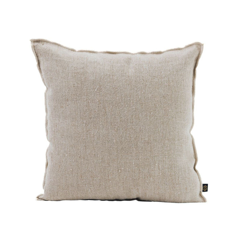 HAOMY TEXTILE - Housse de Coussin 45 x 45 cm Chennai, Haomy Naturel - HAOMY TEXTILE