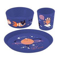 Set de 3 pièces enfant Space Connect, Koziol