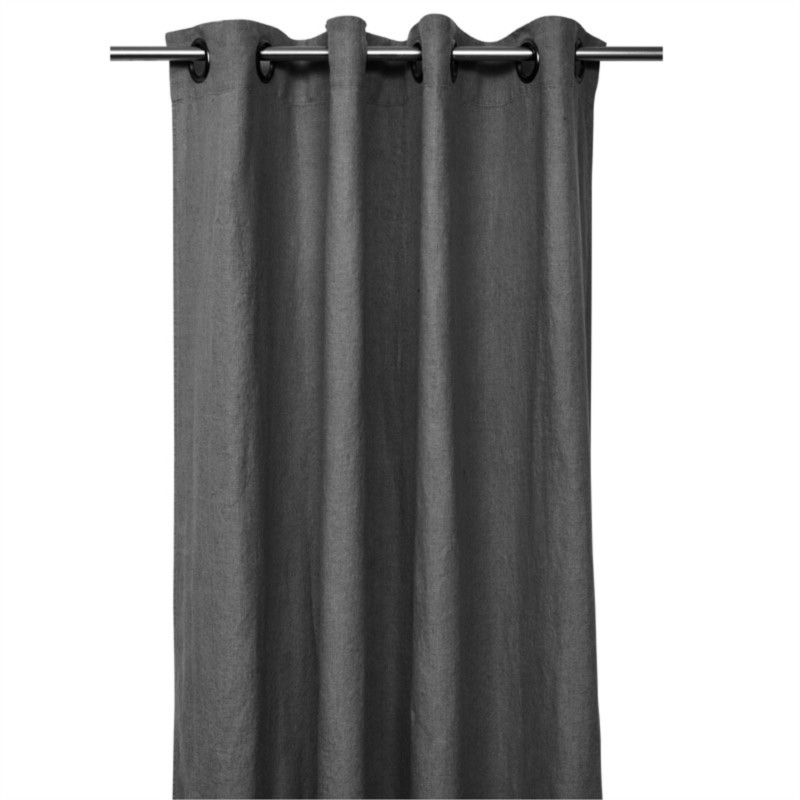 HAOMY TEXTILE - Rideau 140 x 280 cm Porticcio, Haomy Granit - HAOMY TEXTILE