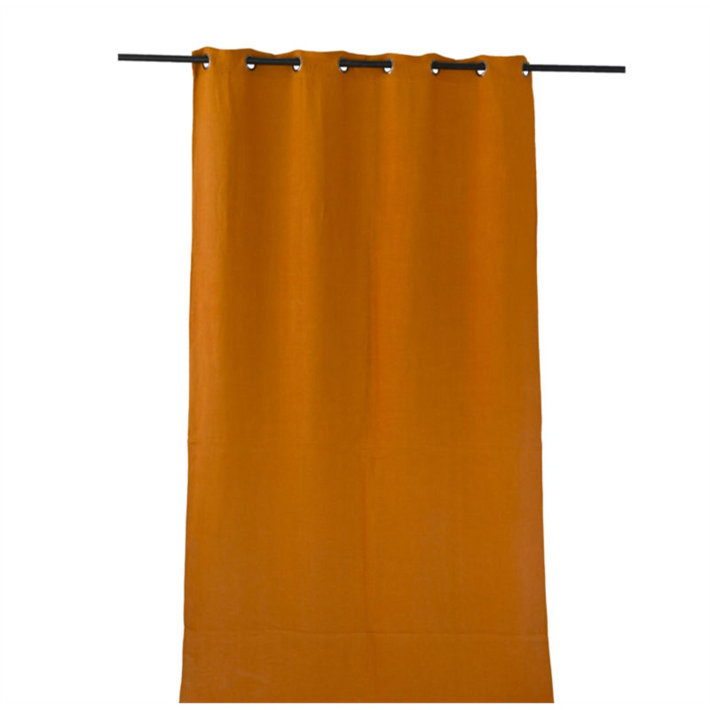 HAOMY TEXTILE - Rideau 140 x 280 cm Porticcio, Haomy Daim - HAOMY TEXTILE