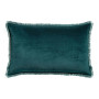 Coussin uni Fara Paon, Vivaraise