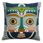 Coussin brodé Yaku Multico, Vivaraise