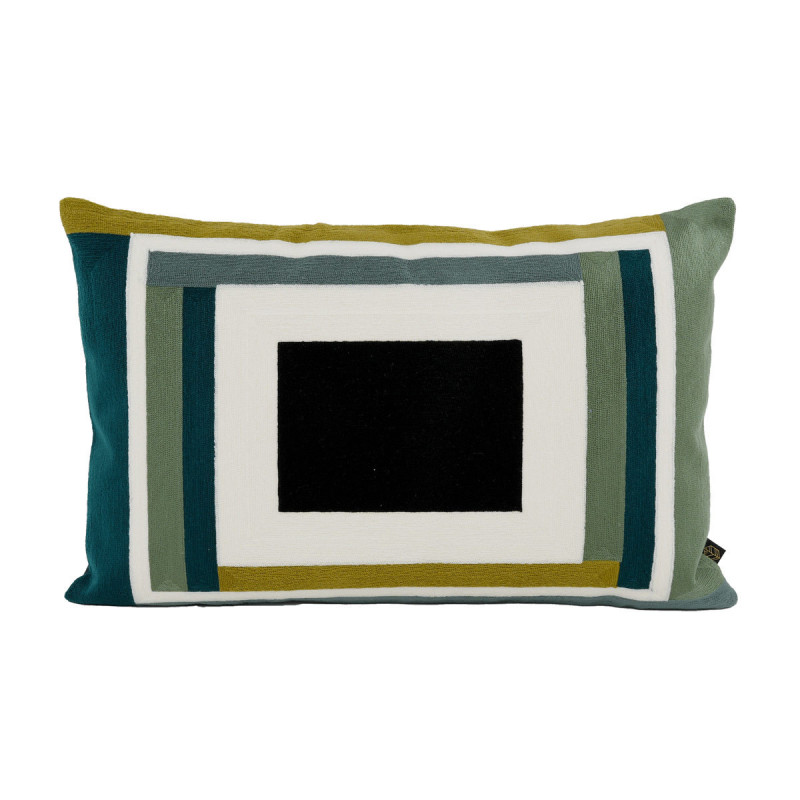 HAOMY TEXTILE - Housse de Coussin 40 x 60 cm Manille, Haomy Pigeon - HAOMY TEXTILE