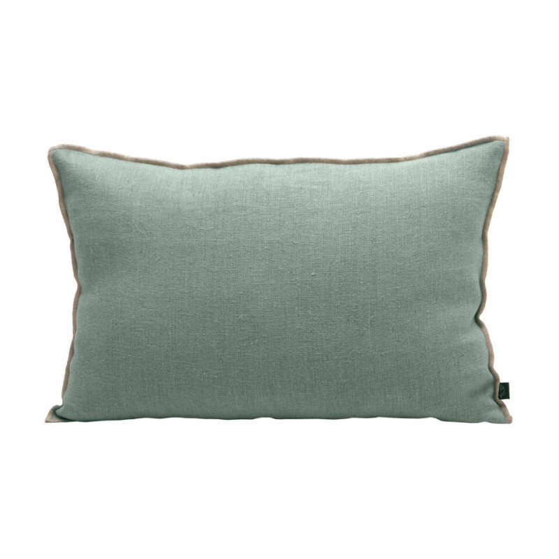 HAOMY TEXTILE - Housse de Coussin 40 x 60 cm Chennai, Haomy Celadon - HAOMY TEXTILE