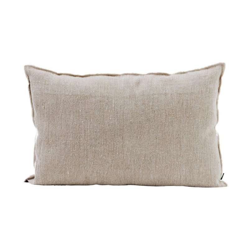 HAOMY TEXTILE - Housse de Coussin 40 x 60 cm Chennai, Haomy Naturel - HAOMY TEXTILE