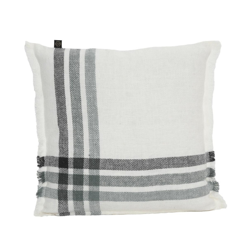 HAOMY TEXTILE - Housse de Coussin 45 x 45 cm Paros, Haomy Pigeon - HAOMY TEXTILE