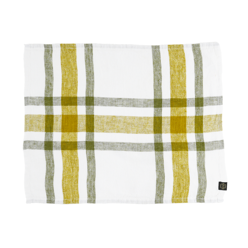 HAOMY TEXTILE - Serviette/Set de table en lin Capri, Haomy Citrus - HAOMY TEXTILE