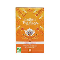 Infusion Bio Curcuma, Gingembre et Citronnelle 20 sachets, English Tea Shop