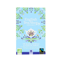 Thé Blanc Bio Myrtille et Fleur de Sureau 20 sachets, English Tea Shop