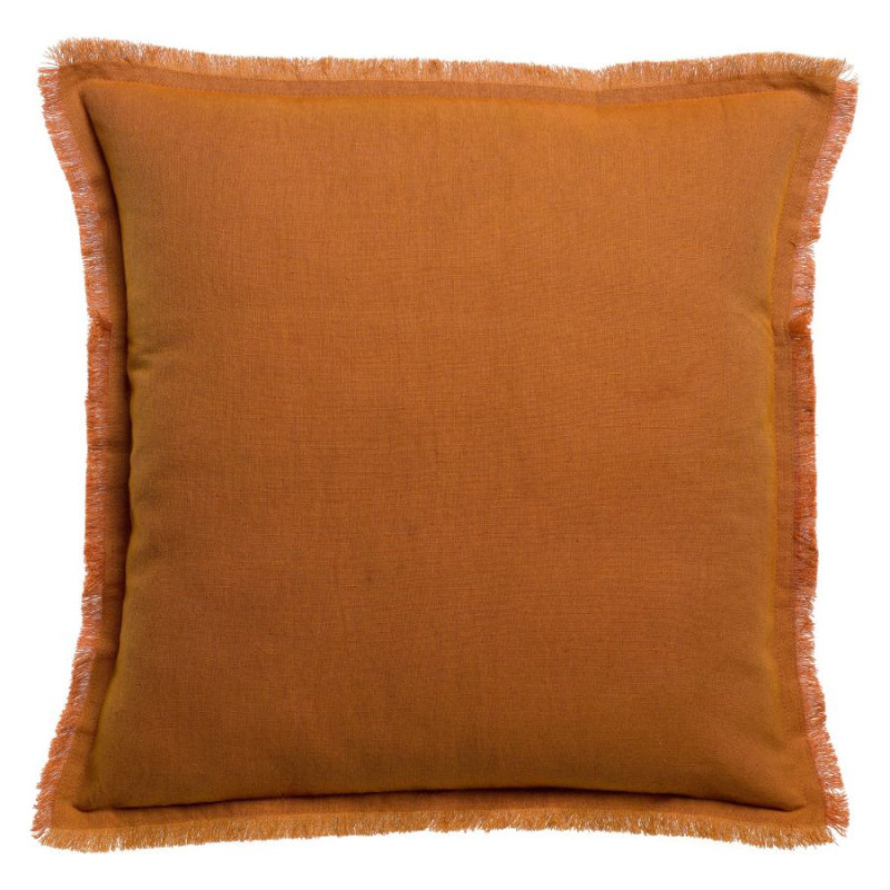 VIVARAISE - Coussin Uni Laly Cuivre, Vivaraise 45 x 45 cm - VIVARAISE