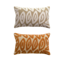 Coussin Brodé Leya 30 x 50 cm, Vivaraise