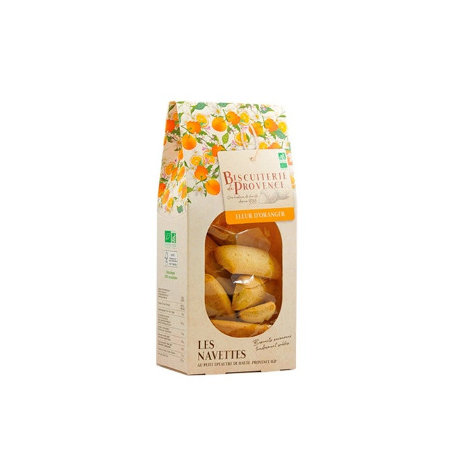 Navettes Bio à la fleur d'oranger, Biscuiterie de Provence