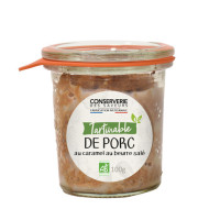 Tartinable de porc au caramel beurre salé Bio, Conserverie des Saveurs