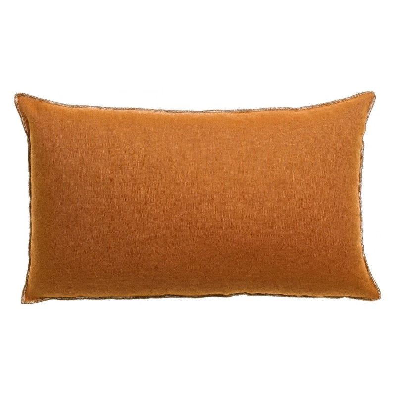 VIVARAISE - Coussin Zeff Céleste 30 x 50 cm, Vivaraise Cuivre - VIVARAISE