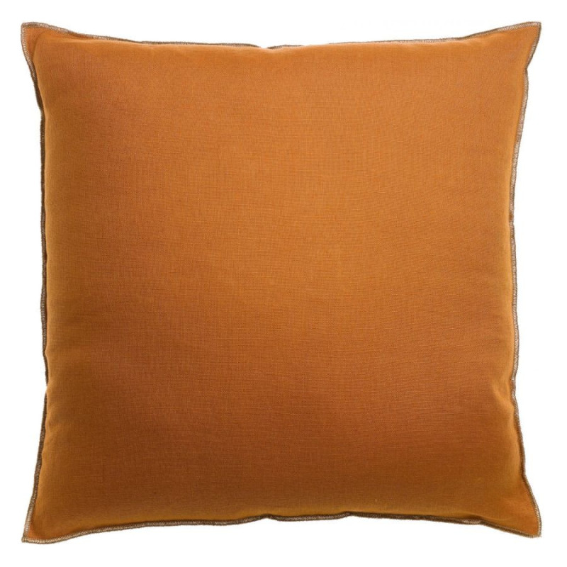 VIVARAISE - Coussin Zeff Céleste 45 x 45 cm, Vivaraise Cuivre - VIVARAISE
