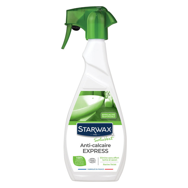 Anti-calcaire express pour salle de bains Soluvert 500 ml, Starwax