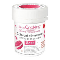 Colorant artificiel en poudre Rose, Scrapcooking