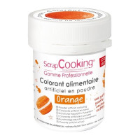 Colorant artificiel en poudre Orange, Scrapcooking