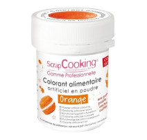 Colorant artificiel en poudre Orange, Scrapcooking