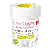 Colorant artificiel en poudre Vert citron, Scrapcooking