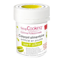 Colorant artificiel en poudre Vert citron, Scrapcooking