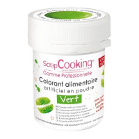 Colorant artificiel en poudre Vert, Scrapcooking