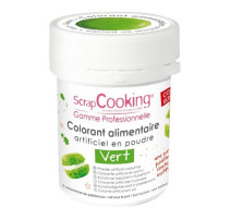 Colorant artificiel en poudre Vert, Scrapcooking